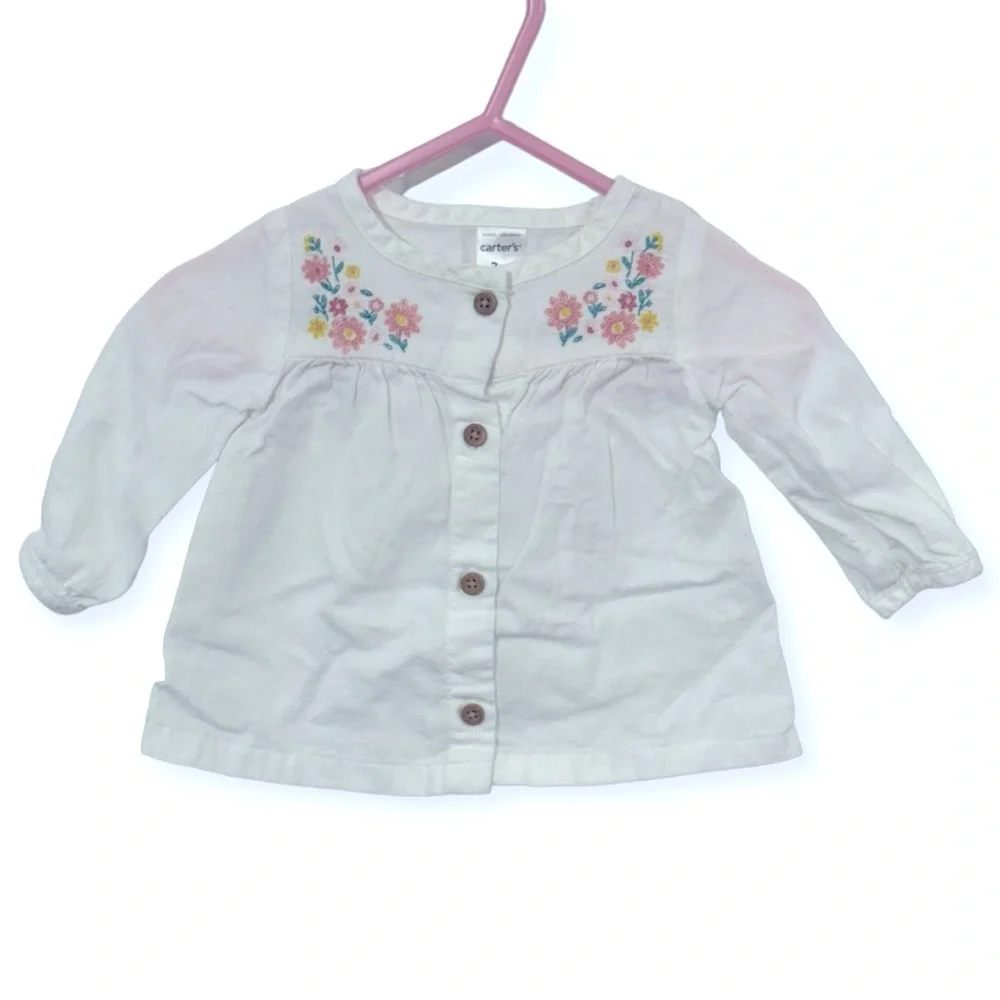 5/$20 Carter’s Baby Girl‎ Blouse Size 3 Mo